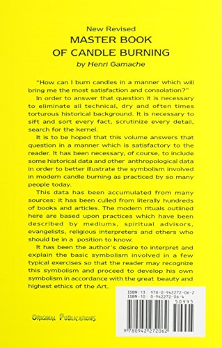 Master Book Of Candle Burning,New