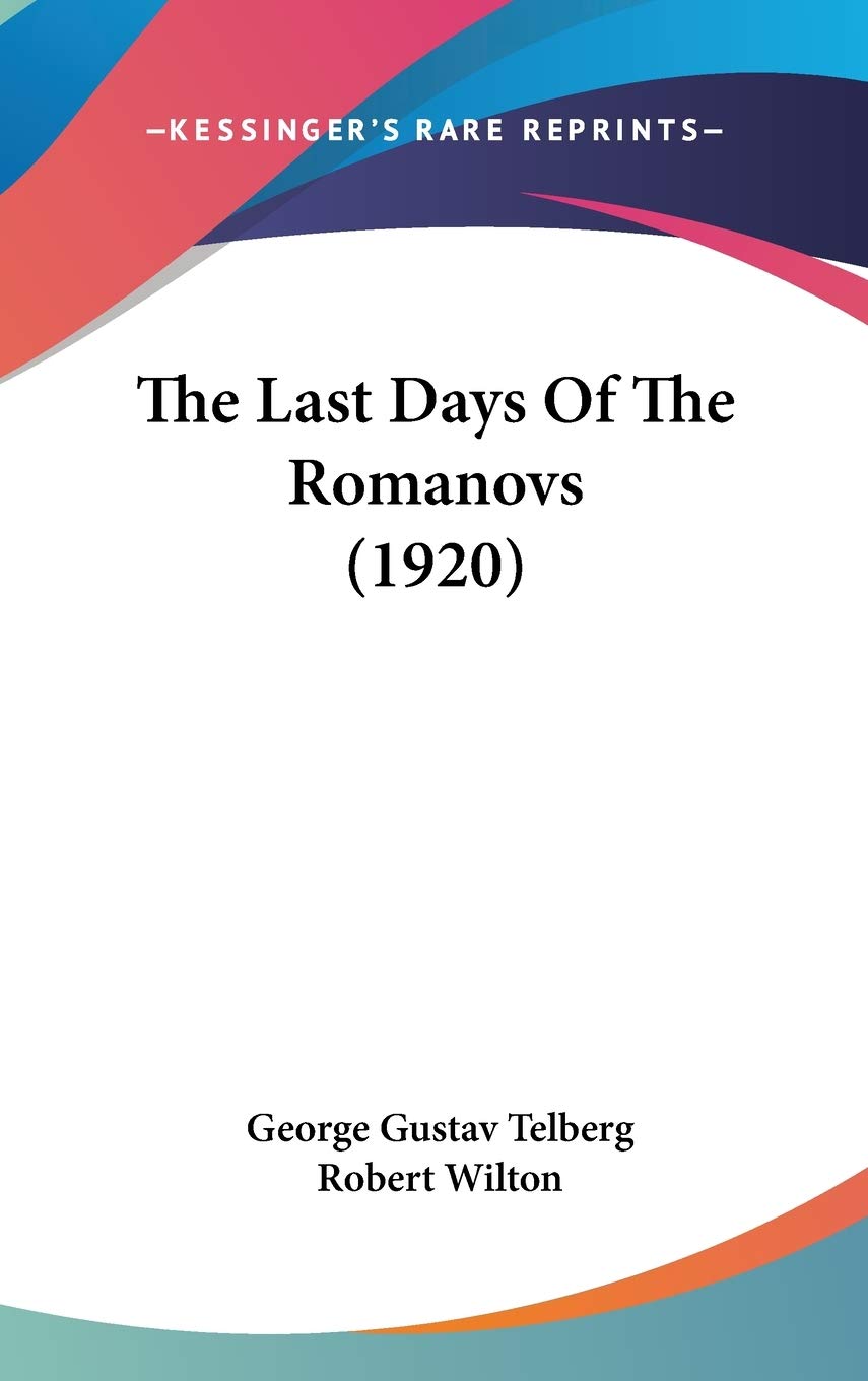 The Last Days Of The Romanovs (1920),Used