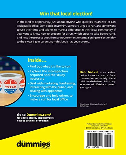 Running For Local Office For Dummies,Used