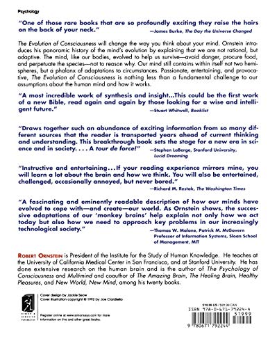 Evolution of Consciousness: The Origins of the Way We Think,Used