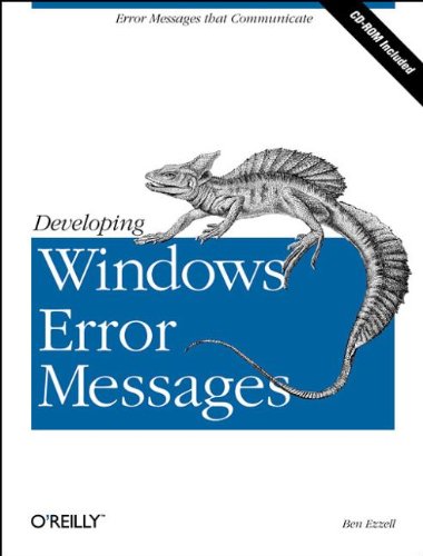 Developing Windows Error Messages,Used