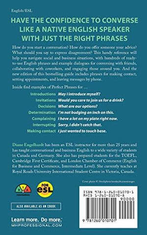 Perfect Phrases for ESL: Conversation Skills, Second Edition,Used