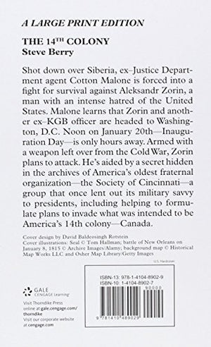 The 14th Colony (Thorndike Press Large Print Core),Used