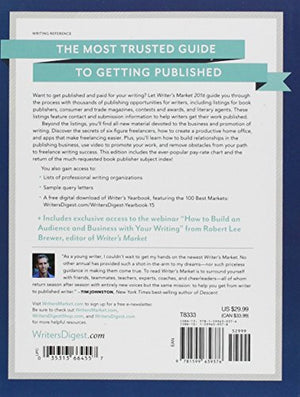 Writer's Market 2016: The Most Trusted Guide to Getting Published,Used