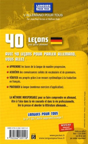 40 leons pour parler allemand,Used