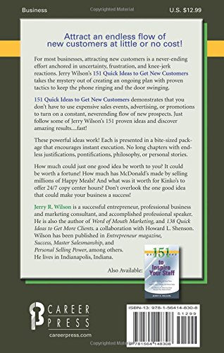 151 Quick Ideas to Get New Customers,Used