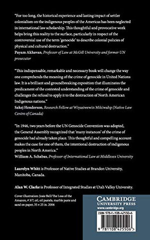 North American Genocides: Indigenous Nations, Settler Colonialism, and International Law,Used