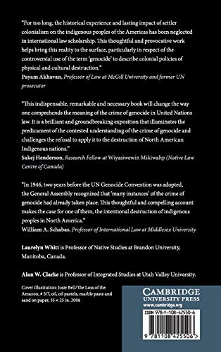 North American Genocides: Indigenous Nations, Settler Colonialism, and International Law,Used