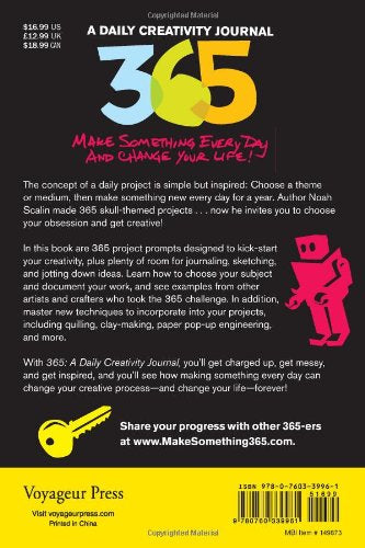 365: A Daily Creativity Journal: Make Something Every Day and Change Your Life!,Used