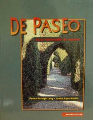 De paseo: Curso intermedio de espanol, Secondary Version,Used