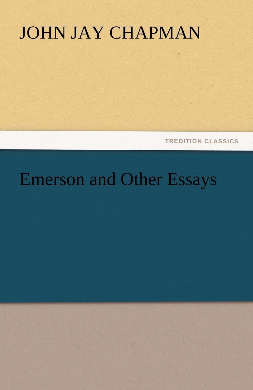 Emerson and Other Essays,Used