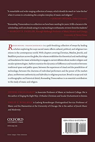 Resounding Transcendence: Transitions in Music, Religion, and Ritual,Used