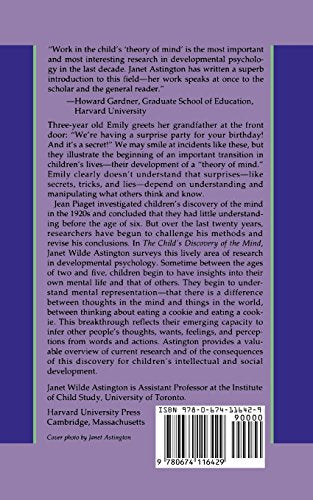 The Childs Discovery of the Mind (The Developing Child),New