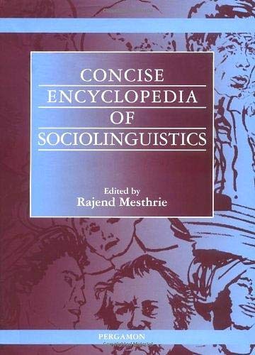Concise Encyclopedia of Sociolinguistics,Used