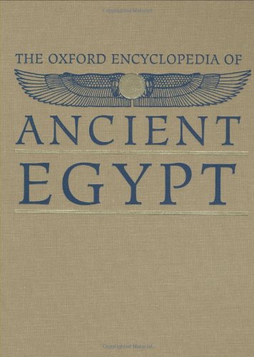 Oxford Encyclopedia of Ancient Egypt Volume 2 (Pittsburgh Theological Monograph) (English and French Edition),Used