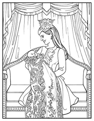 Kate, the Duchess of Cambridge Royal Fashions Coloring Book (Dover Fashion Coloring Book),Used