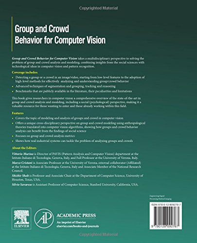Group and Crowd Behavior for Computer Vision (Computer Vision and Pattern Recognition),Used