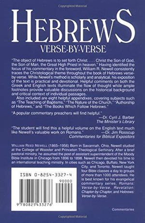 Hebrews: Versebyverse-new