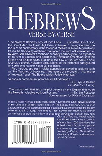 Hebrews: Versebyverse-new