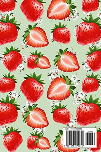 Composition Notebook: Strawberries Pattern  120 Pages,Used