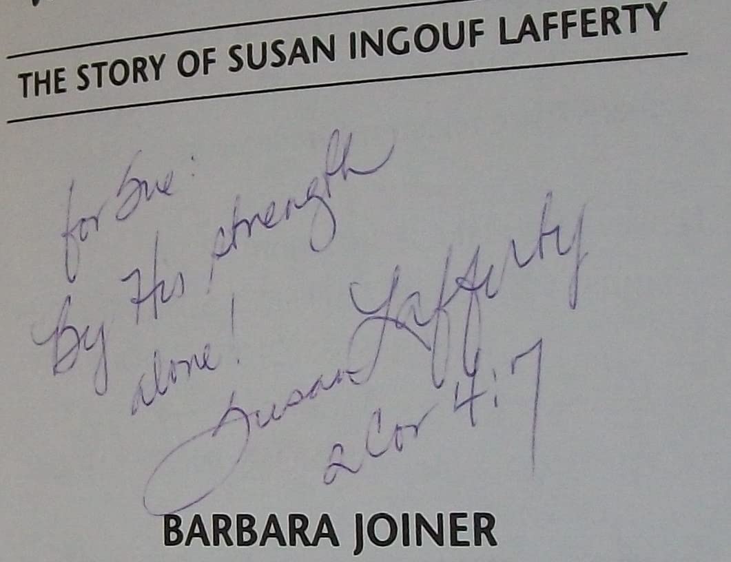 Not simply with words: The story of Susan Ingouf Lafferty,Used
