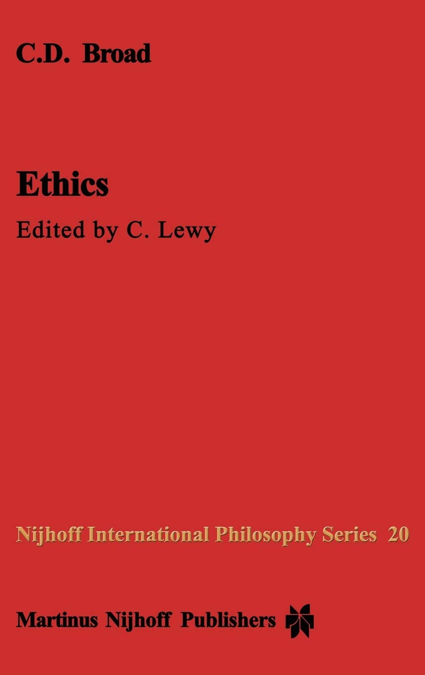 Ethics (Nijhoff International Philosophy Series, 20),Used