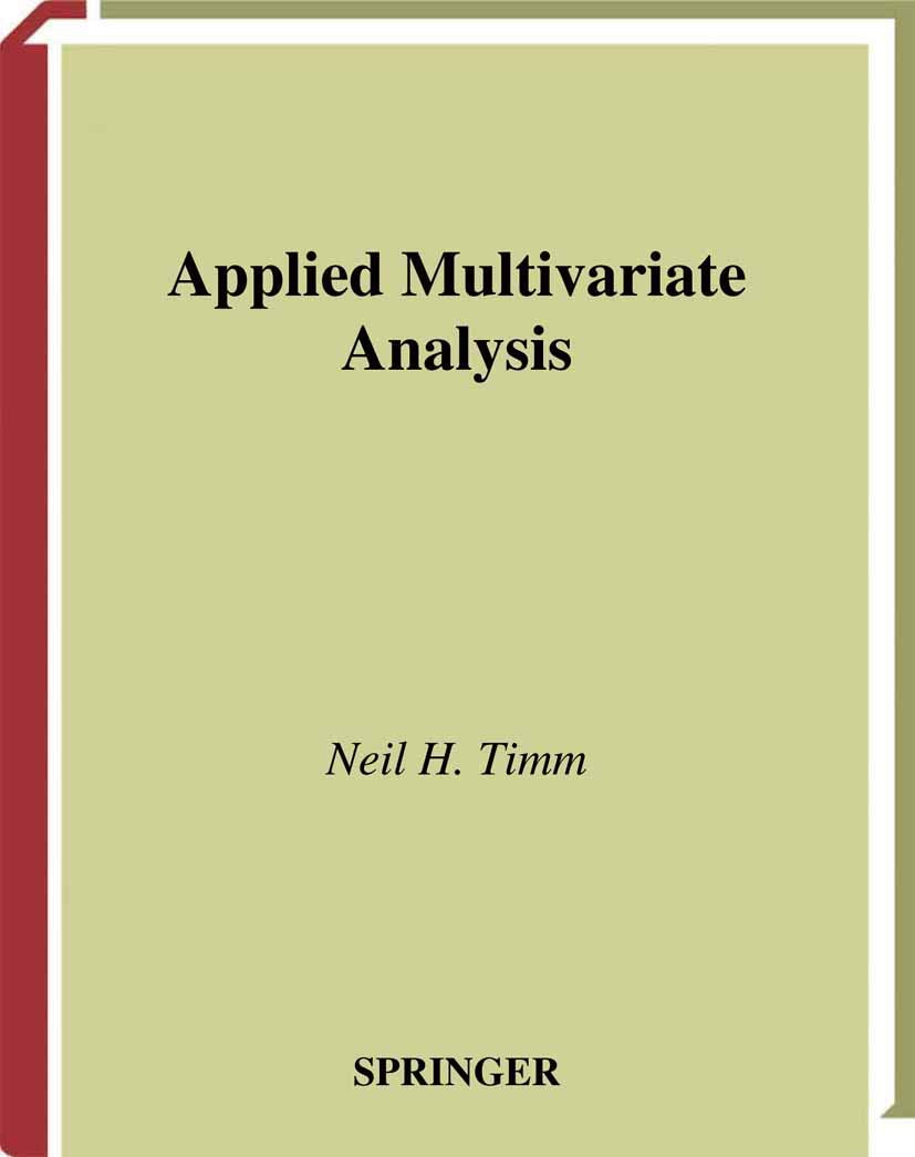 Applied Multivariate Analysis (Springer Texts in Statistics),Used
