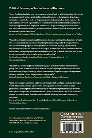From Conflict to Coalition: ProfitSharing Institutions and the Political Economy of Trade (Political Economy of Institutions an,Used