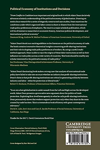 From Conflict to Coalition: ProfitSharing Institutions and the Political Economy of Trade (Political Economy of Institutions an,Used