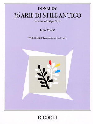 36 Arie di Stile Antico: Low Voice,Used