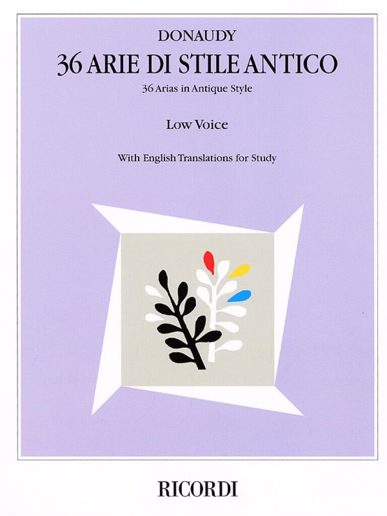 36 Arie di Stile Antico: Low Voice,Used