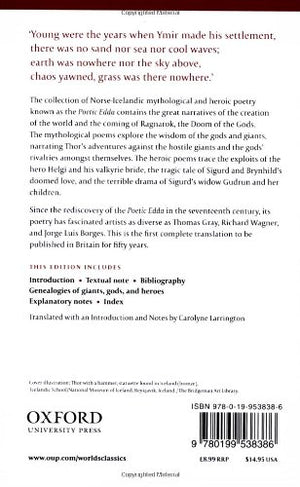 The Poetic Edda (Oxford Worlds Classics)-used