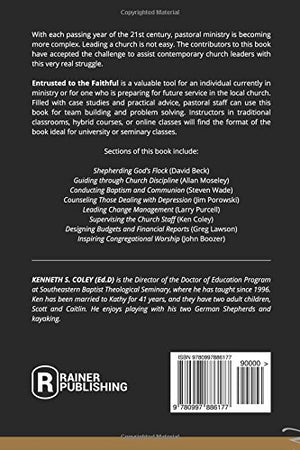 Entrusted To The Faithful: An Introduction To Pastoral Leadership-new