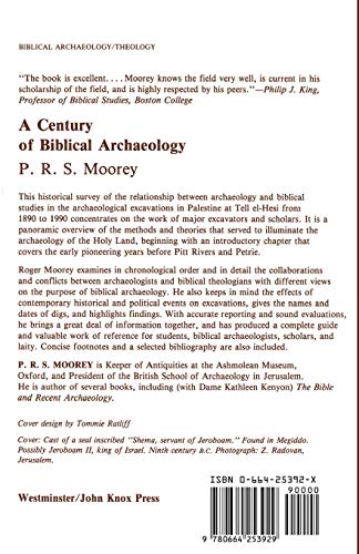 A Century of Biblical Archaeology,Used