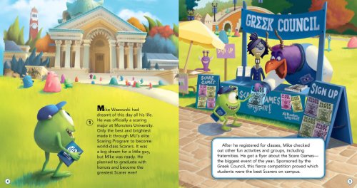 Disney Pixar Monsters University Big Monsters On Campus: Book with Picture Viewer (1),Used