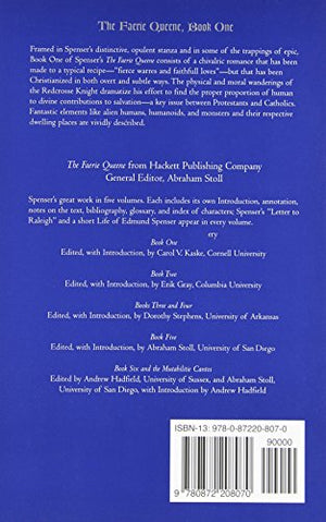 The Faerie Queene, Book One (Hackett Classics),New
