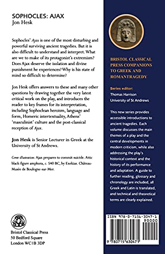 Sophocles: Ajax (Companions to Greek and Roman Tragedy),New