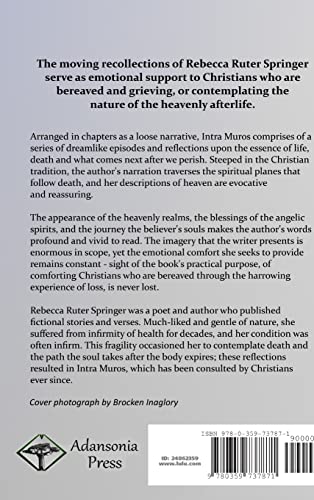 Intra Muros: My Dream of Heaven  A Christian's Counsel on Death, Bereavement and the Afterlife (Hardcover),Used