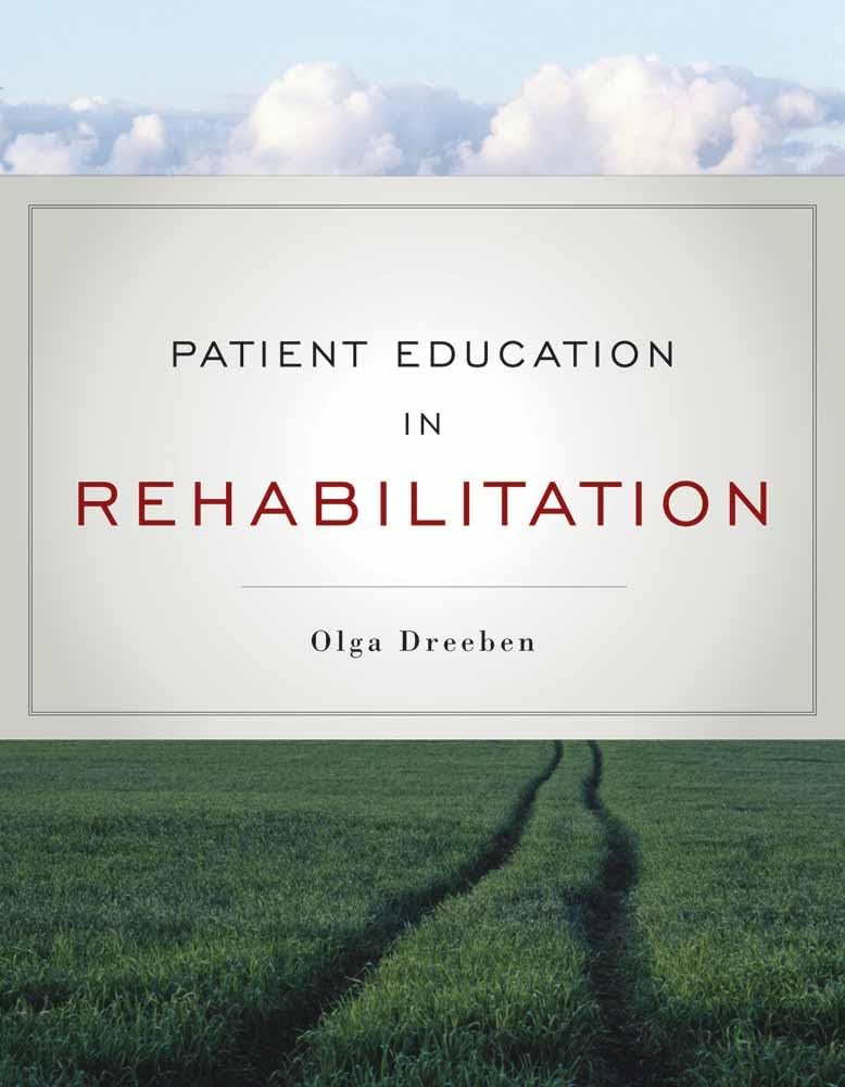 Patient Education in Rehabilitation,New