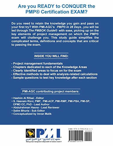 PMP in 28 Days  Full Color Edition: Exam Preparation Guide,Used