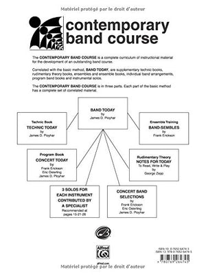Band Today [L'Orchestre  Vent Moderne], Part 1: Auxiliary Percussion (Tambourine, Wood Block, Triangle, Claves, Maracas, Suspend,Used