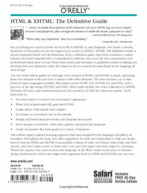 HTML & Xhtml: The Definitive Guide,Used