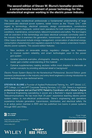 Electric Power System Basics For The Nonelectrical Professional (Ieee Press Series On Power And Energy Systems)