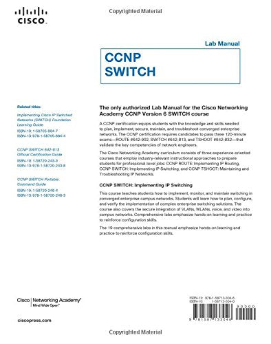 CCNP SWITCH Lab Manual (Lab Companion),Used