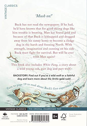 The Call of the Wild and White Fang (Vintage Children's Classics),Used
