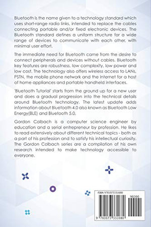 Bluetooth Tutorial: Design, Protocol and Specifications for BLE  Bluetooth Low Energy 4.0 and Bluetooth 5,Used