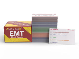 Nremt Exam Flashcards: Emt Flash Cards Study Guide And Practice Questions For The Emergency Medical Technician Exam [Full Color