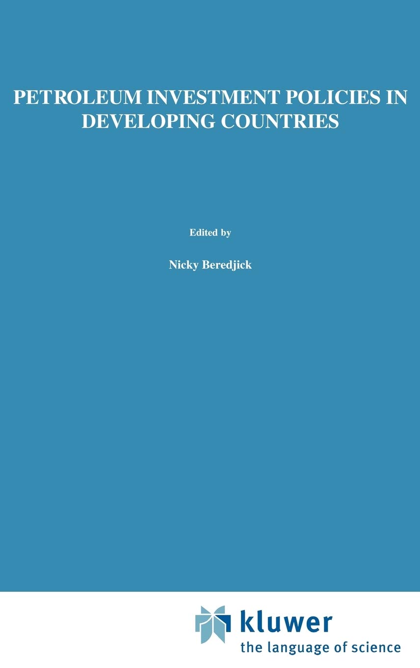 Petroleum Investment Policies in Developing Countries,Used