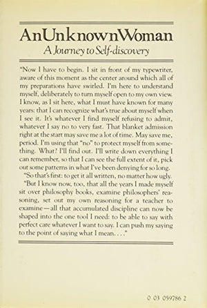 An Unknown Woman: A Journey To Selfdiscovery-used