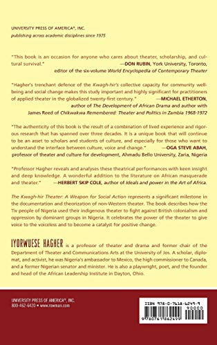 The Kwaghhir Theater: A Weapon for Social Action,Used